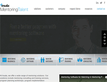 Tablet Screenshot of mentoringtalent.com